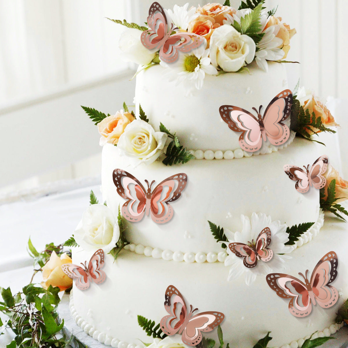 3D Layered Butterfly Wall Stickers – 3-Tier Hollow-Out Design, TEMU’s Bestseller for Living Room & Home Decor