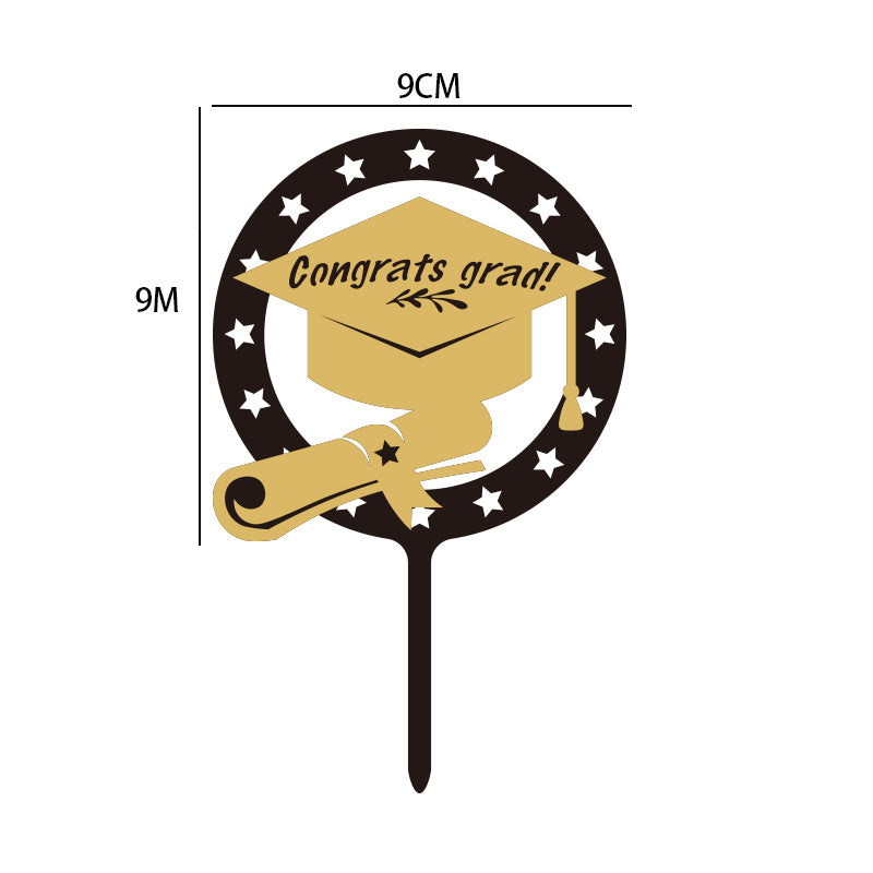 Graduation Cupcake Toppers 2025 Gold Glitter Graduation Party Decorations 2025 Class of 2025 Cupcake Topper for Grade Graduation Party Supplies
