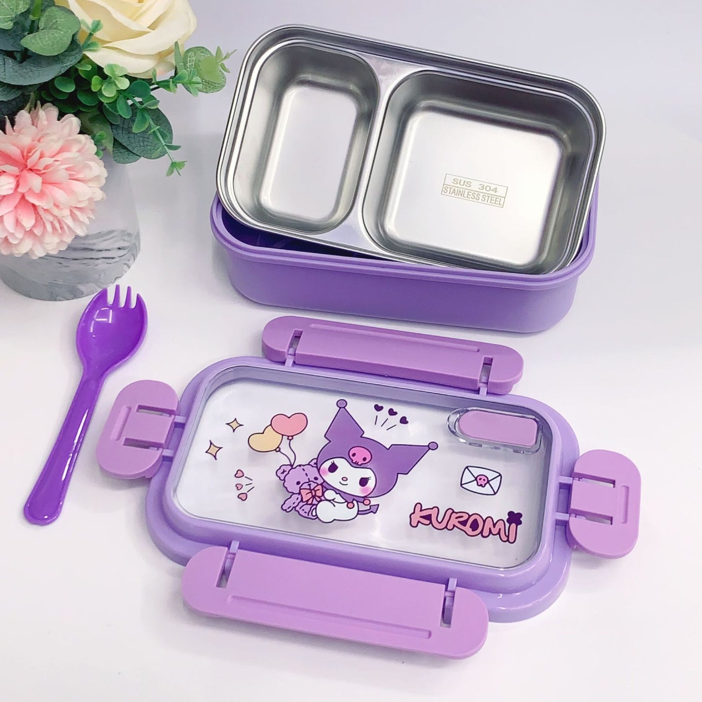 Stainless Steel Bento Box for Students - 3-Layer Insulated Lunch Container with Carrier Bag (Leakproof & Microwave Safe)