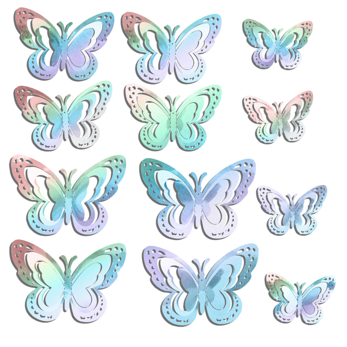 3D Layered Butterfly Wall Stickers – 3-Tier Hollow-Out Design, TEMU’s Bestseller for Living Room & Home Decor