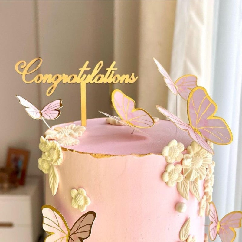 2025 Graduation Cupcake Toppers, 8 Pcs Multicolour Acrylic Cupcake Topper,2025 Congrats Grad Class of Graduation Decorations for Various Birthday Party Cake Decoration