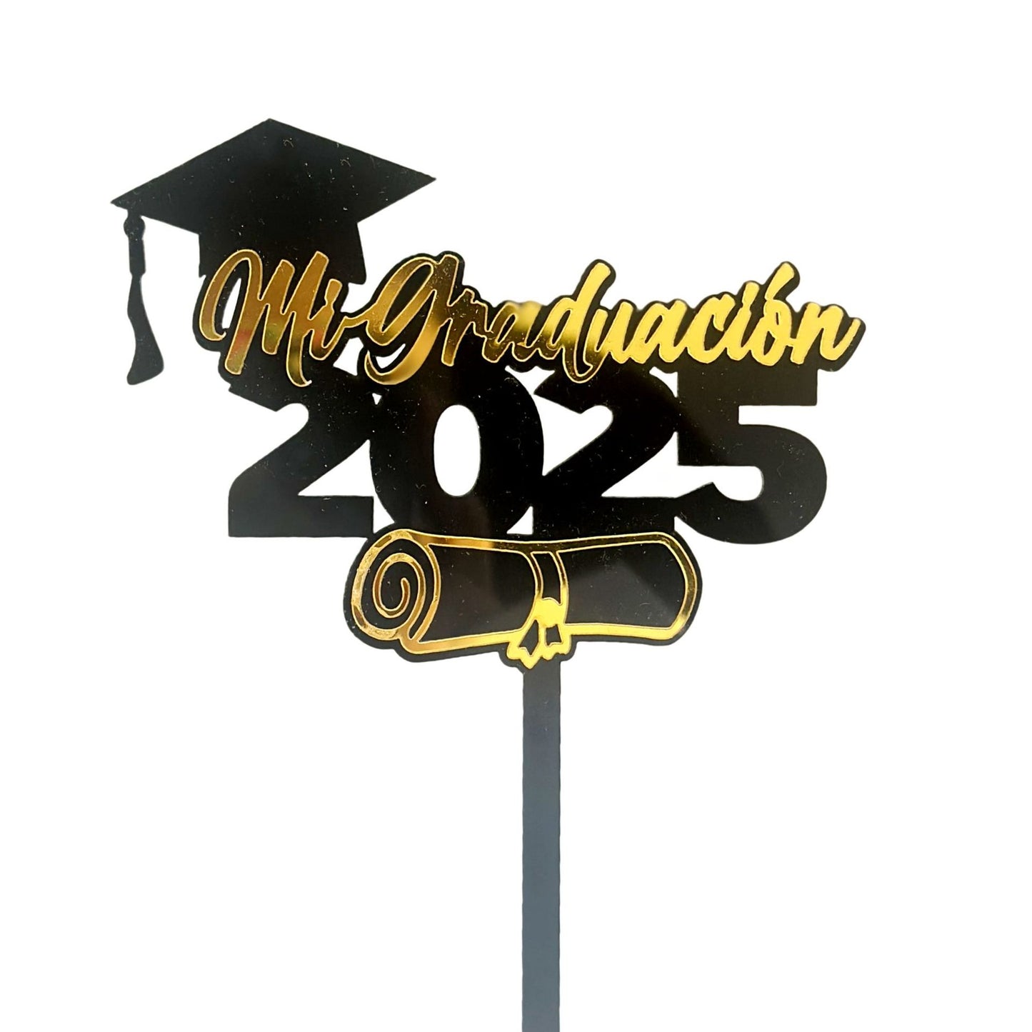 Class Of 2025 Cake Topper Congrats Grad College Graduation Themed Party Decorations Supplies Graduation Season Acrylic Cake Topper, Happy Graduation Cake Decoration Party Supplies, Cake Decor Supplies, Baking Decor Supplies