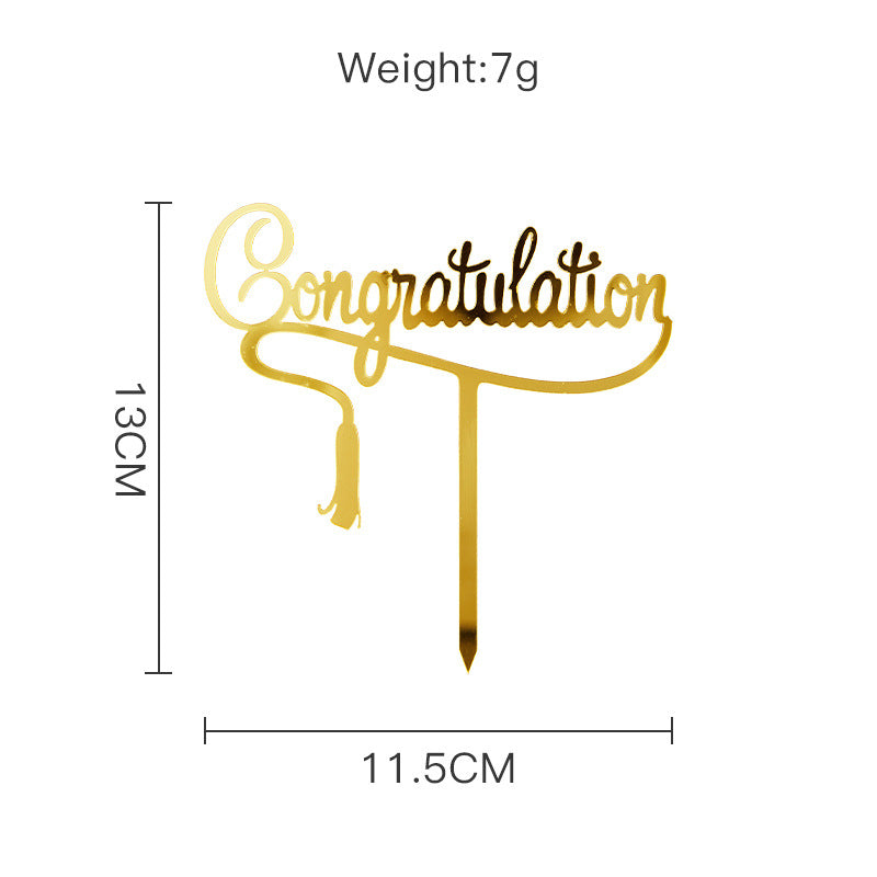 2025 Graduation Cupcake Toppers, 8 Pcs Multicolour Acrylic Cupcake Topper,2025 Congrats Grad Class of Graduation Decorations for Various Birthday Party Cake Decoration
