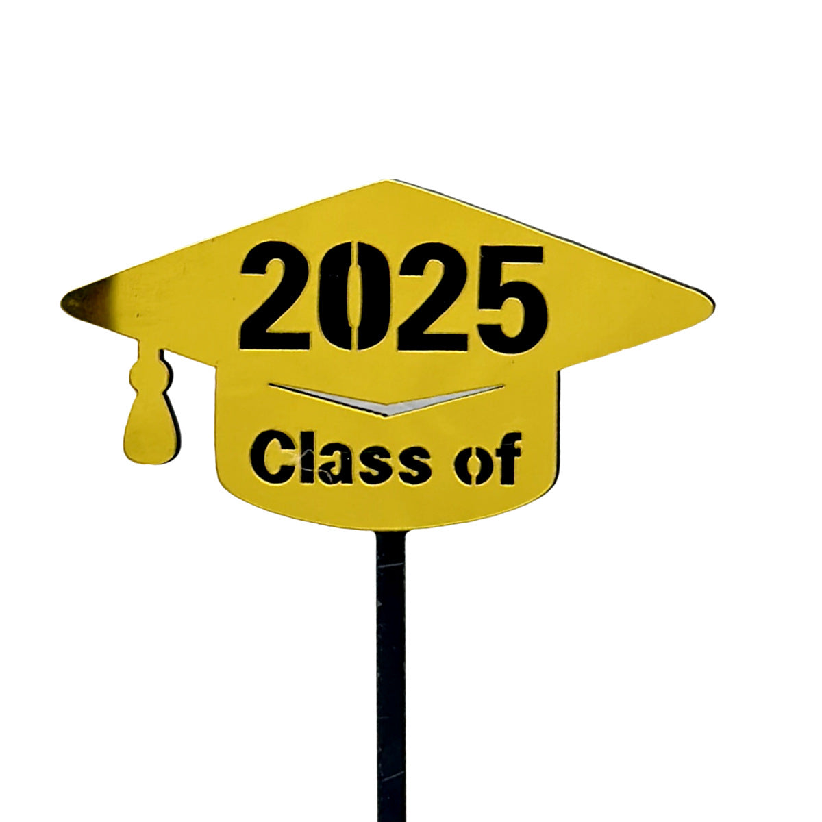 Graduation Cupcake Toppers 2025 Gold, Glitter Class of 2025 Cupcake Toppers Party Decor,2025 Congrats Grad Cap Cupcake Picks Toppers Graduation Party Decorations Supplies Gold and Black