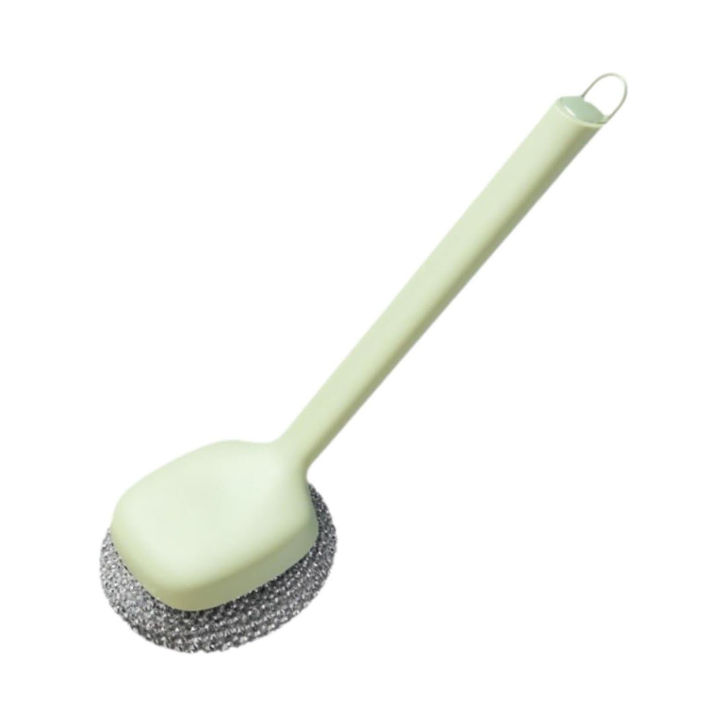 Dish Brush Dish Scrubber Multifuction Household Dishwashing Brush with Handle for Sink Pots Counter Utensils Countertop, green