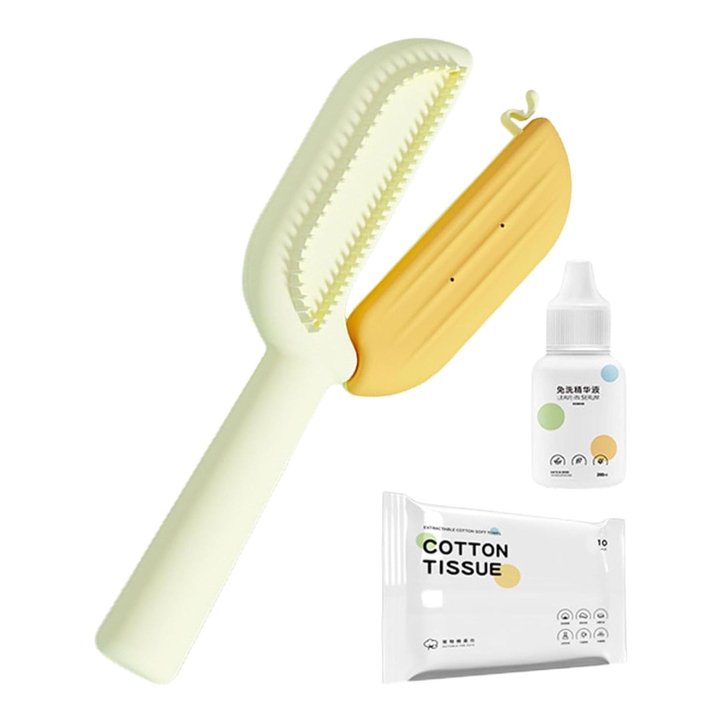 Cat Hair Remover Brush, Lightweight Pet 2 In 1 Grooming Comb,easy To Use Double-Sided Cleaning Brushes And Pet Accessories For Small, Medium, Large, Cats And Dogs, green