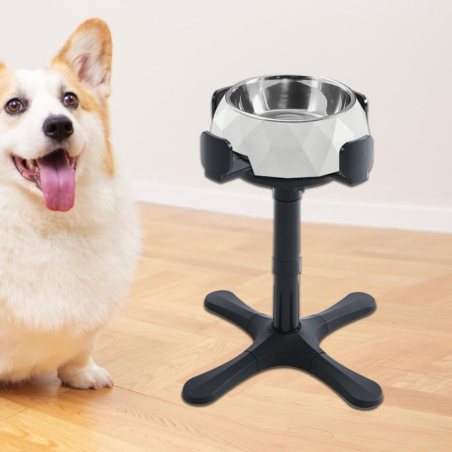 Adjustable Pet Bowl Stand for Dogs Premium Feeding Station, 1pc