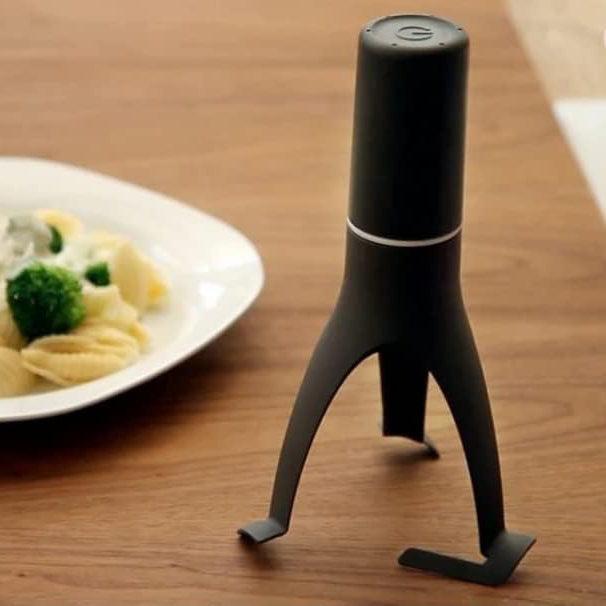 StirrTime, Automatic Pan Stirrer with Timer, Light Gray