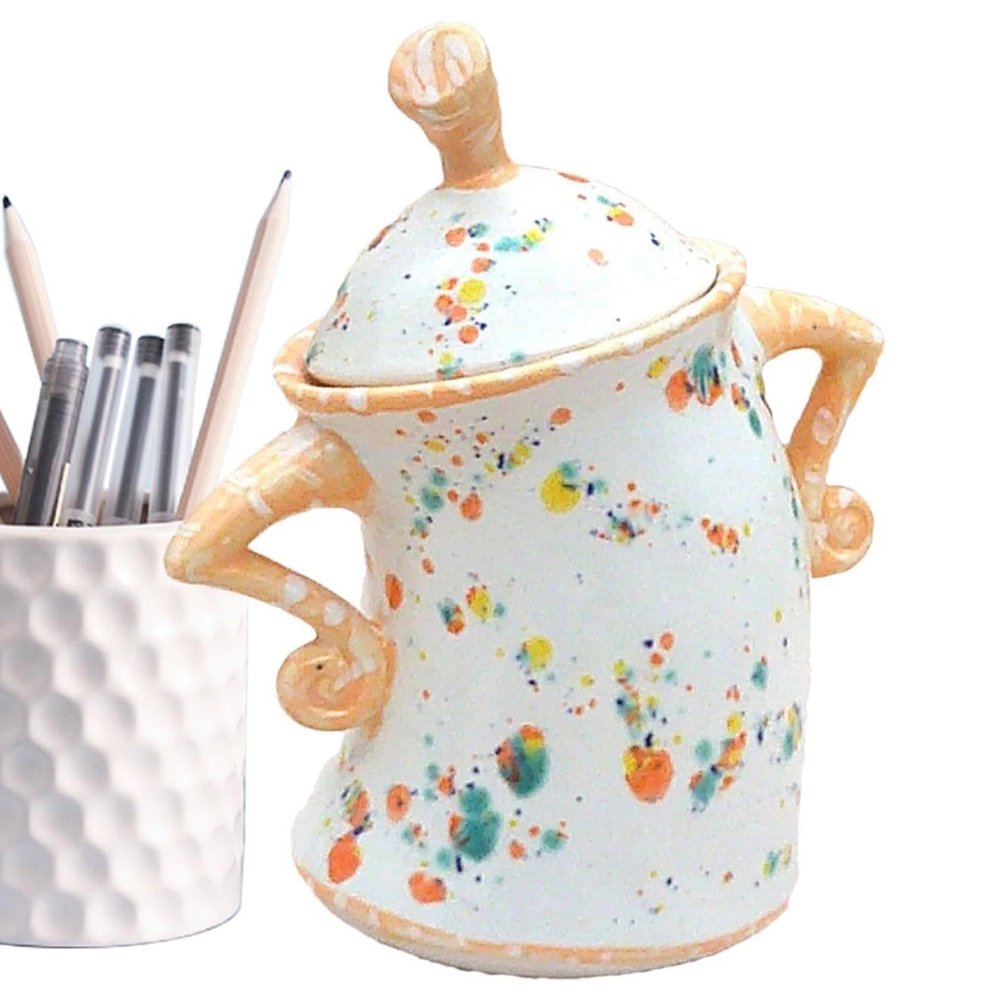 Canister with Attitude - Tea Coffee and Sugar Canister - Sassy Storage Jars With Attitude - Food Storage Canister With Lid - Decorative Kitchen Food Storage for Coffee Tea Sugar