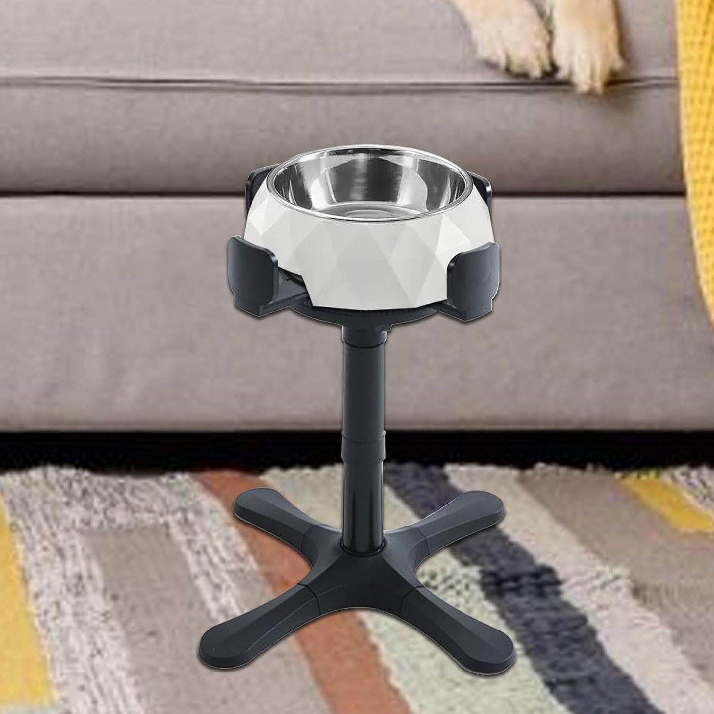 Adjustable Pet Bowl Stand for Dogs Premium Feeding Station, 1pc