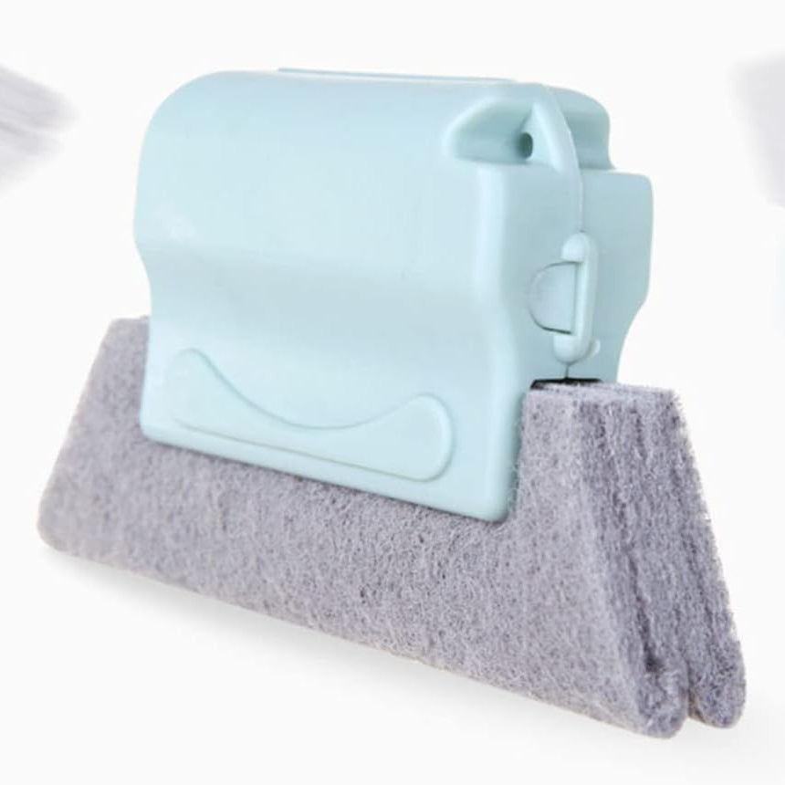 Window Groove Cleaning Brush 3pcs Window Clean Brush Rolling Toothpaste Squeezer Orbit Window Grooves Household Gap Brush Fake Teeth Dead Angle Cleaning Brush