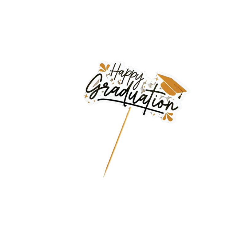Graduation theme celebration cake topper color graduation cake decoration