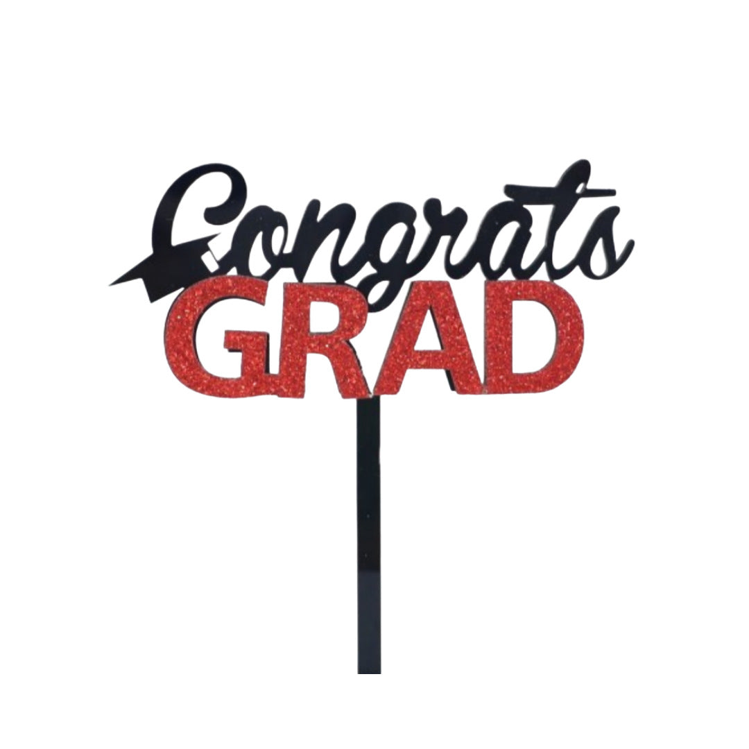 2025 Graduation Cupcake Toppers Black Cake Picks Graduation Table Centerpieces Class of 2025 Cake Decorations Grad Party Favor Supplies