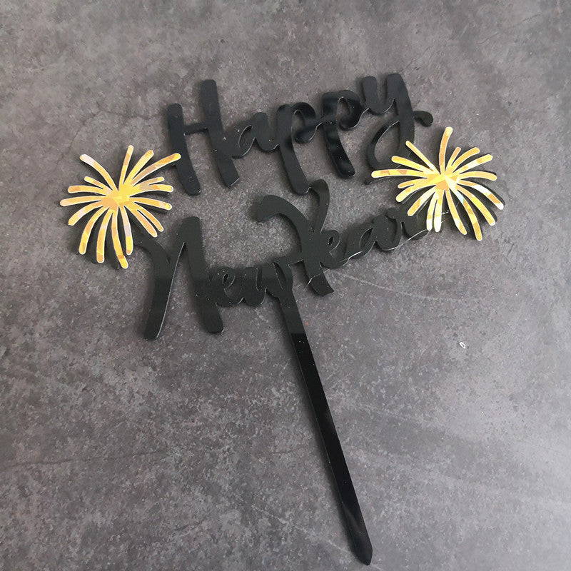 24pcs 6Pcs Happy New Year Acrylic Cake Topper Cheers To The New Year Cake Toppers Hello 2024 Cake Decoration Cheers 2024 Gold Cake Decorations Cake Decor for 2024 New Years Eve Cake Supplies