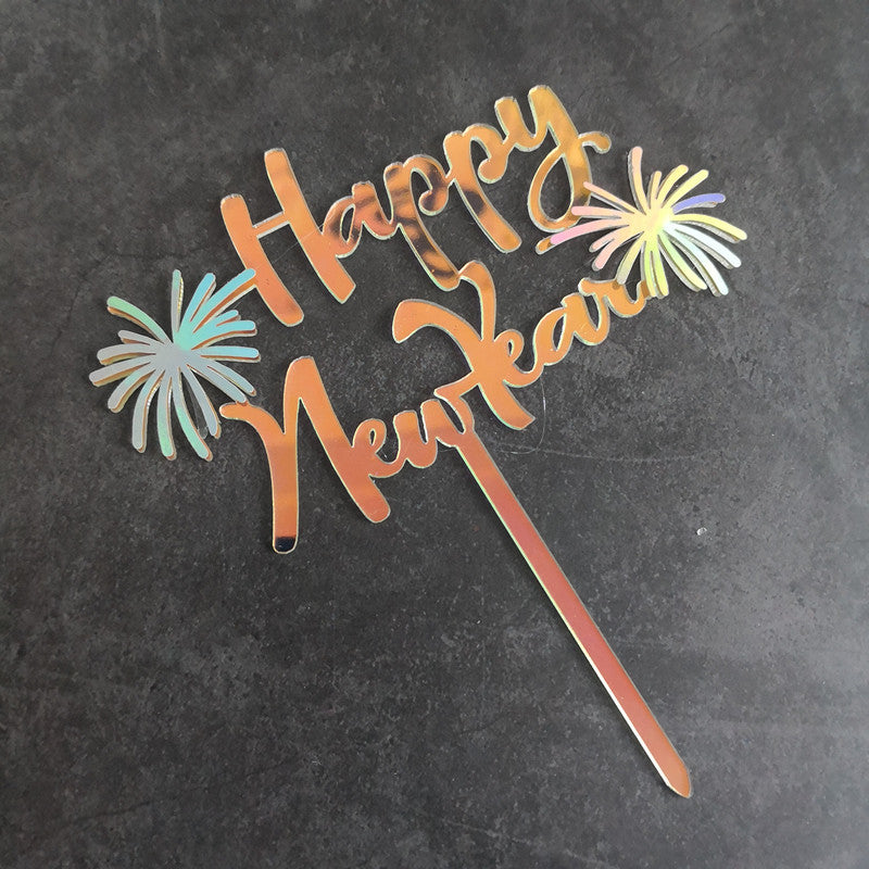 24pcs 6Pcs Happy New Year Acrylic Cake Topper Cheers To The New Year Cake Toppers Hello 2024 Cake Decoration Cheers 2024 Gold Cake Decorations Cake Decor for 2024 New Years Eve Cake Supplies
