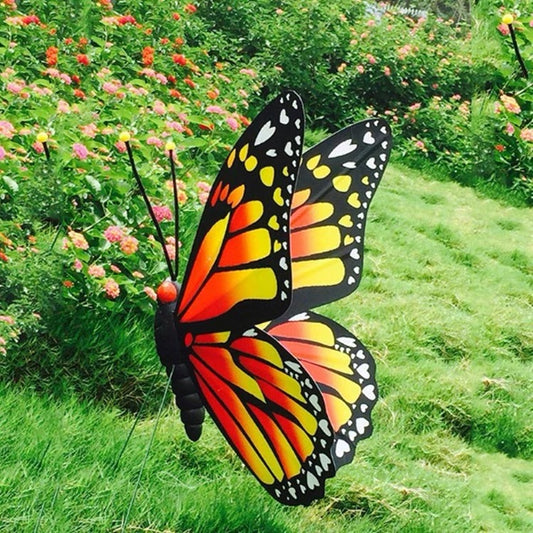 Giant 3D Decorative Butterflies - Professional Outdoor Installation for Shopping Malls, Gardens & Aerial Displays (Weatherproof Realistic Butterfly Decor - OEM Available)