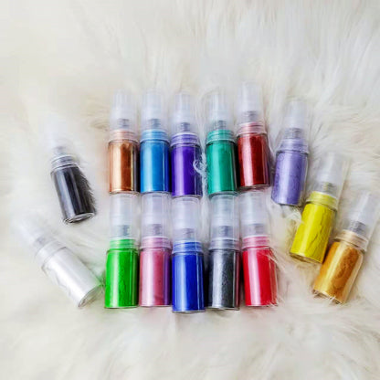 Luster Dust Edible Food Grade Edible  Dust Powder in Spray Bottle Edible Glitter Metallic Dusting Powder for Cake Decorating, Baking, Drinks, Fondant, Candy, Cookie-5g each