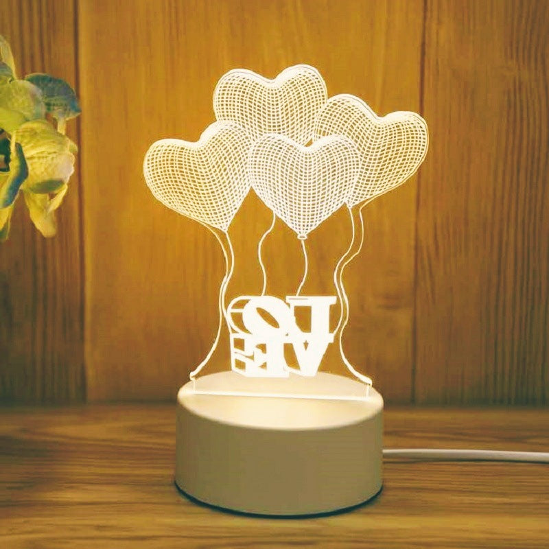 Cartoon Night Light, LED Desk Lamp, LED Night Light, Acrylic Sleep Night Light, Lamp LED Desk Lamp,Table Lamp Birthday Gifts for Kids
