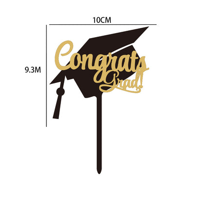 Graduation Cupcake Toppers 2025 Gold Glitter  Graduation Party Decorations 2025 Class of 2025 Cupcake Topper for Grade Graduation Party Supplies