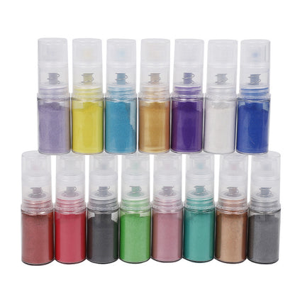 Luster Dust Edible Food Grade Edible  Dust Powder in Spray Bottle Edible Glitter Metallic Dusting Powder for Cake Decorating, Baking, Drinks, Fondant, Candy, Cookie-5g each