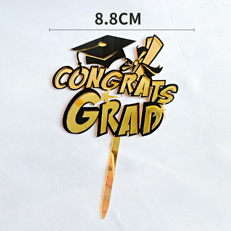 2025 Graduation Cupcake Toppers Glitter Diploma Grad Cap Cake Topper Class of 2025 Cupcake Picks Congrats Grad Cupcake Decorations for Boys Girls Theme Party Supplies Black Gold