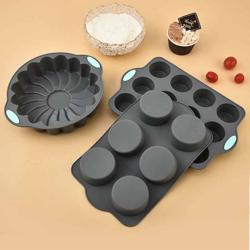 Silicone Baking Set - 9 Cake Molds