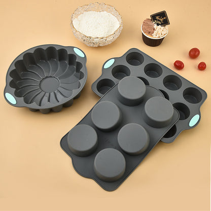 Silicone Baking Set - 9 Cake Molds