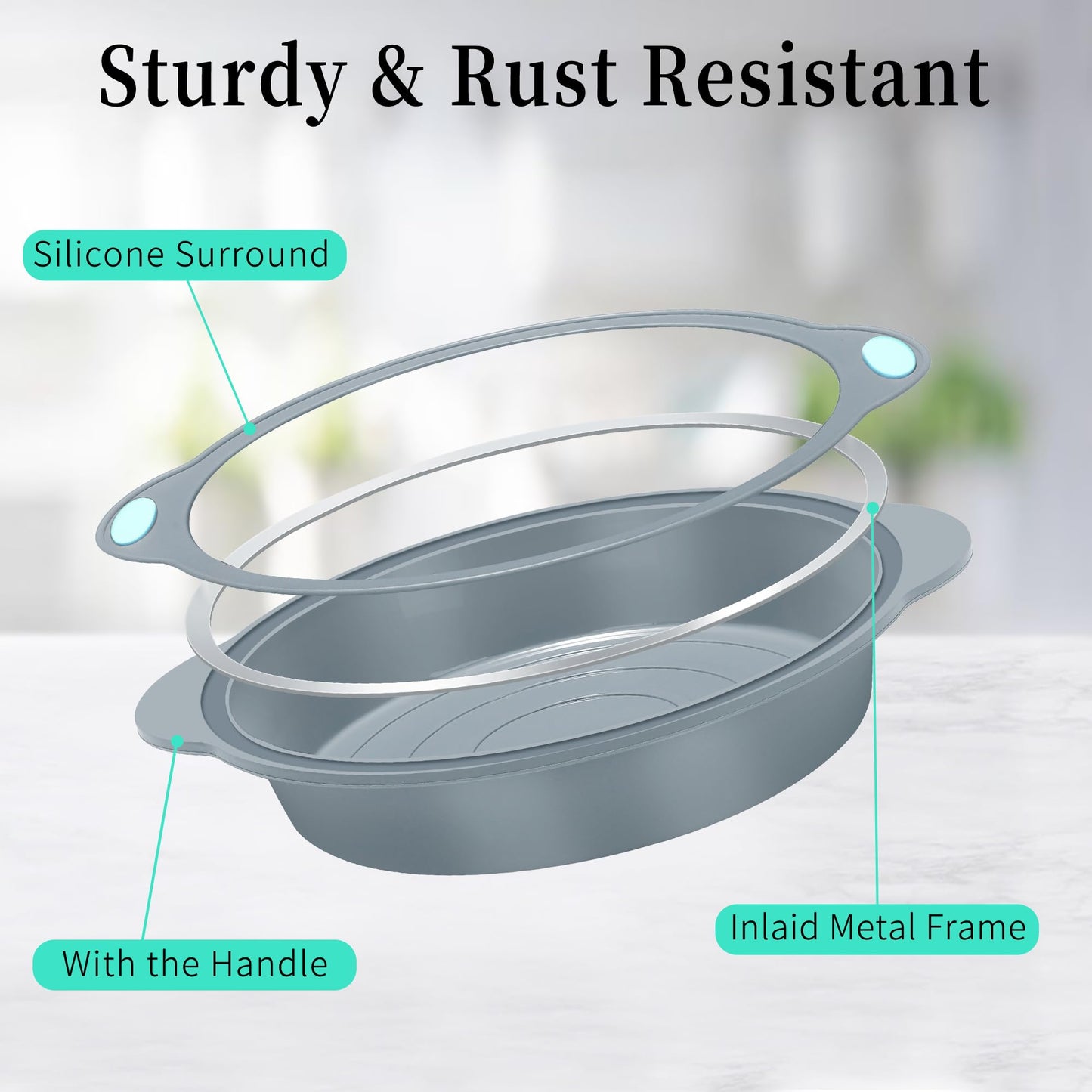 Silicone Baking Set - 9 Cake Molds