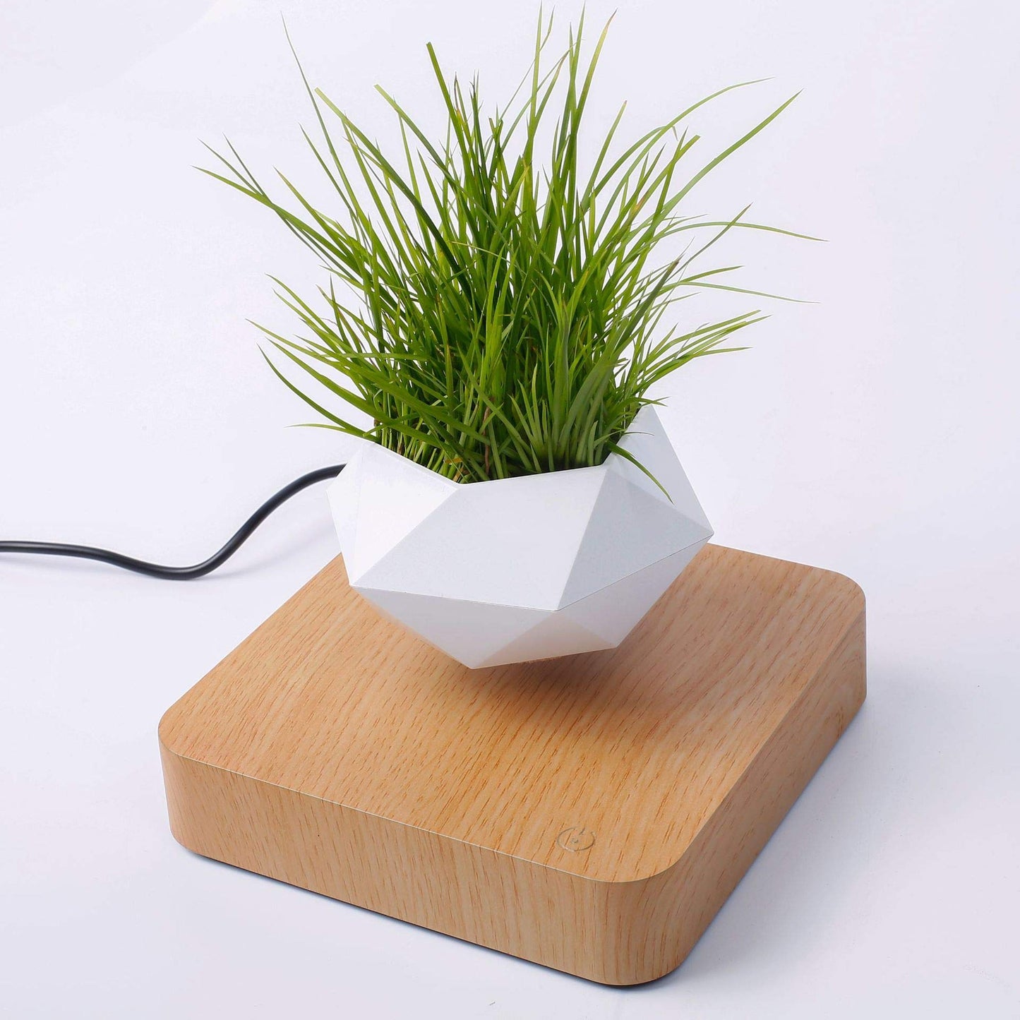 Magnetic levitation Floating air Bonsai creative ornaments Rotation potted plant Suspension Flower Pot Home Desk Decor
