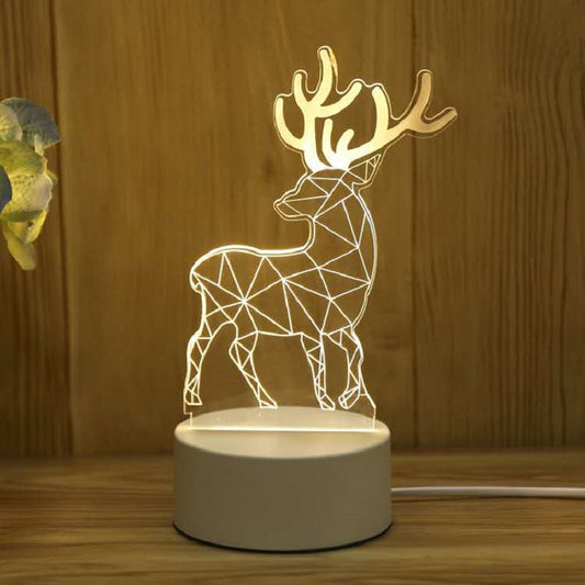 Cartoon Night Light, LED Desk Lamp, LED Night Light, Acrylic Sleep Night Light, Lamp LED Desk Lamp,Table Lamp Birthday Gifts for Kids