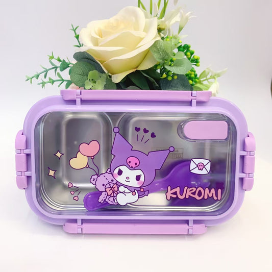 Stainless Steel Bento Box for Students - 3-Layer Insulated Lunch Container with Carrier Bag (Leakproof & Microwave Safe)