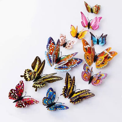 Glow-in-the-Dark 3D Butterfly Wall Stickers – Ultra-Realistic Home Decor for Creative Spaces
