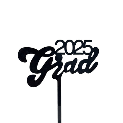 Graduation Cupcake Toppers 2025 Gold Glitter  Graduation Party Decorations 2025 Class of 2025 Cupcake Topper for Grade Graduation Party Supplies