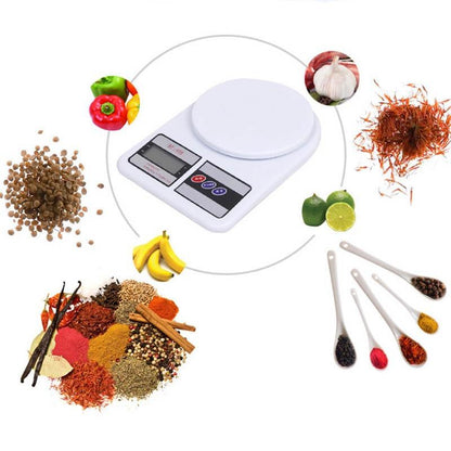 Digital Kitchen Scale 22lb/10kg/0.1g Capacity, Stainless Steel Food Scale with oz/g Units | Replaceable Battery Power | Ideal for Meal Prep, Cooking, Baking