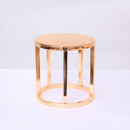 3PCS Iron Cake Stand Set - Elegant Round & Square Cake Plates for Weddings & Bakeries