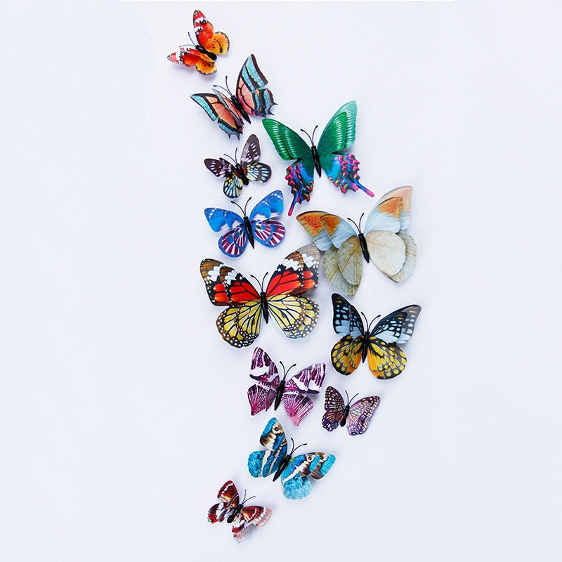 Glow-in-the-Dark 3D Butterfly Wall Stickers – Ultra-Realistic Home Decor for Creative Spaces