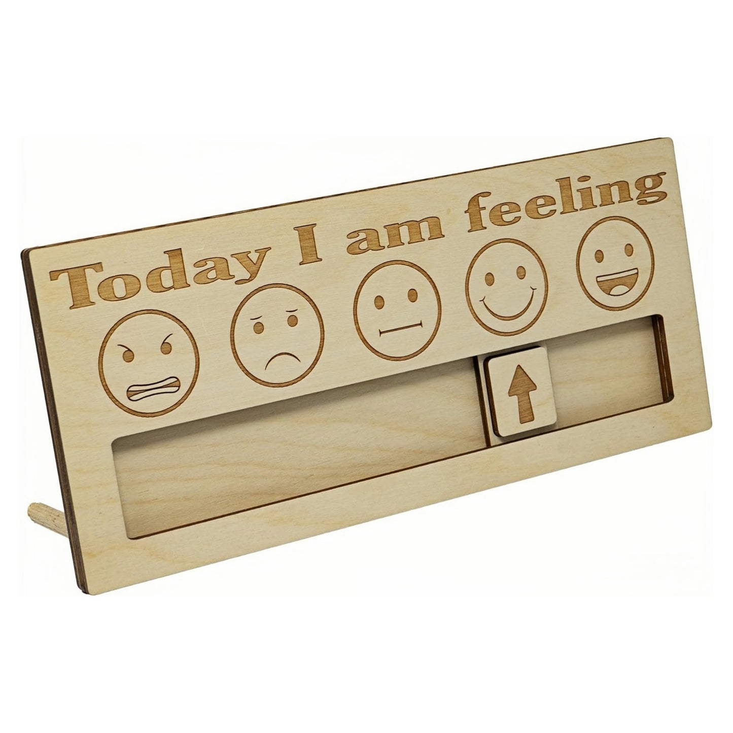 Wooden Emotion Weather Board - Whimsical Desktop Decor & Expressive Gift