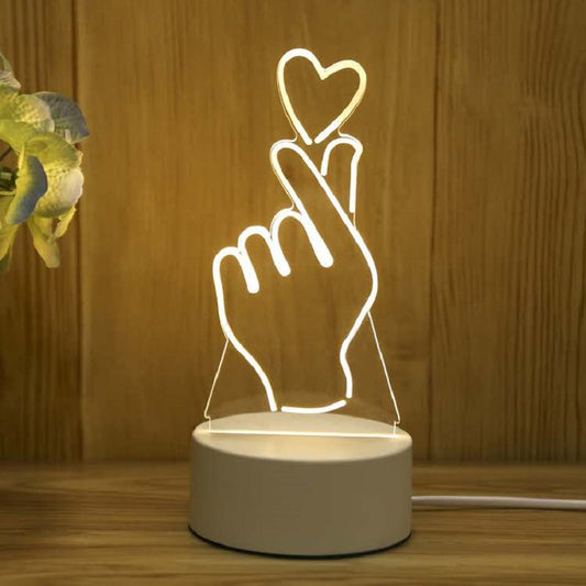 Cartoon Night Light, LED Desk Lamp, LED Night Light, Acrylic Sleep Night Light, Lamp LED Desk Lamp,Table Lamp Birthday Gifts for Kids