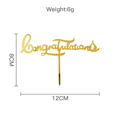 Graduation Cake Topper 2025, Congrats Grad Cake Topper for Graduation Party Cake Decoration Acrylic Congrats Grad Supplies
