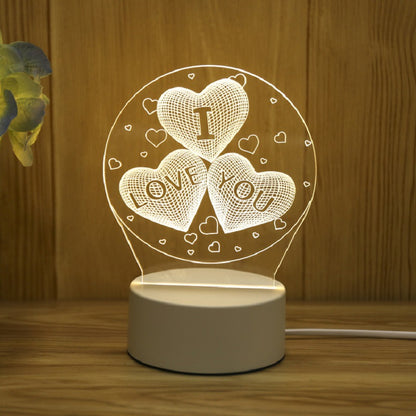 Cartoon Night Light, LED Desk Lamp, LED Night Light, Acrylic Sleep Night Light, Lamp LED Desk Lamp,Table Lamp Birthday Gifts for Kids