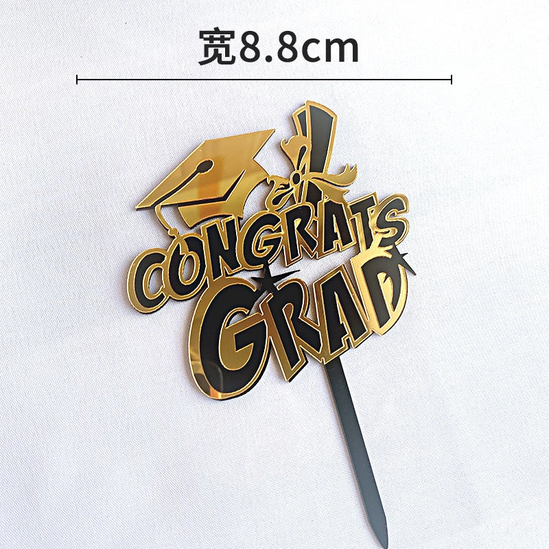 2025 Graduation Cupcake Toppers Glitter Diploma Grad Cap Cake Topper Class of 2025 Cupcake Picks Congrats Grad Cupcake Decorations for Boys Girls Theme Party Supplies Black Gold