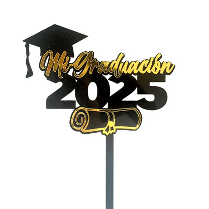 Class Of 2025 Cake Topper Congrats Grad College Graduation Themed Party Decorations Supplies Graduation Season Acrylic Cake Topper, Happy Graduation Cake Decoration Party Supplies, Cake Decor Supplies, Baking Decor Supplies