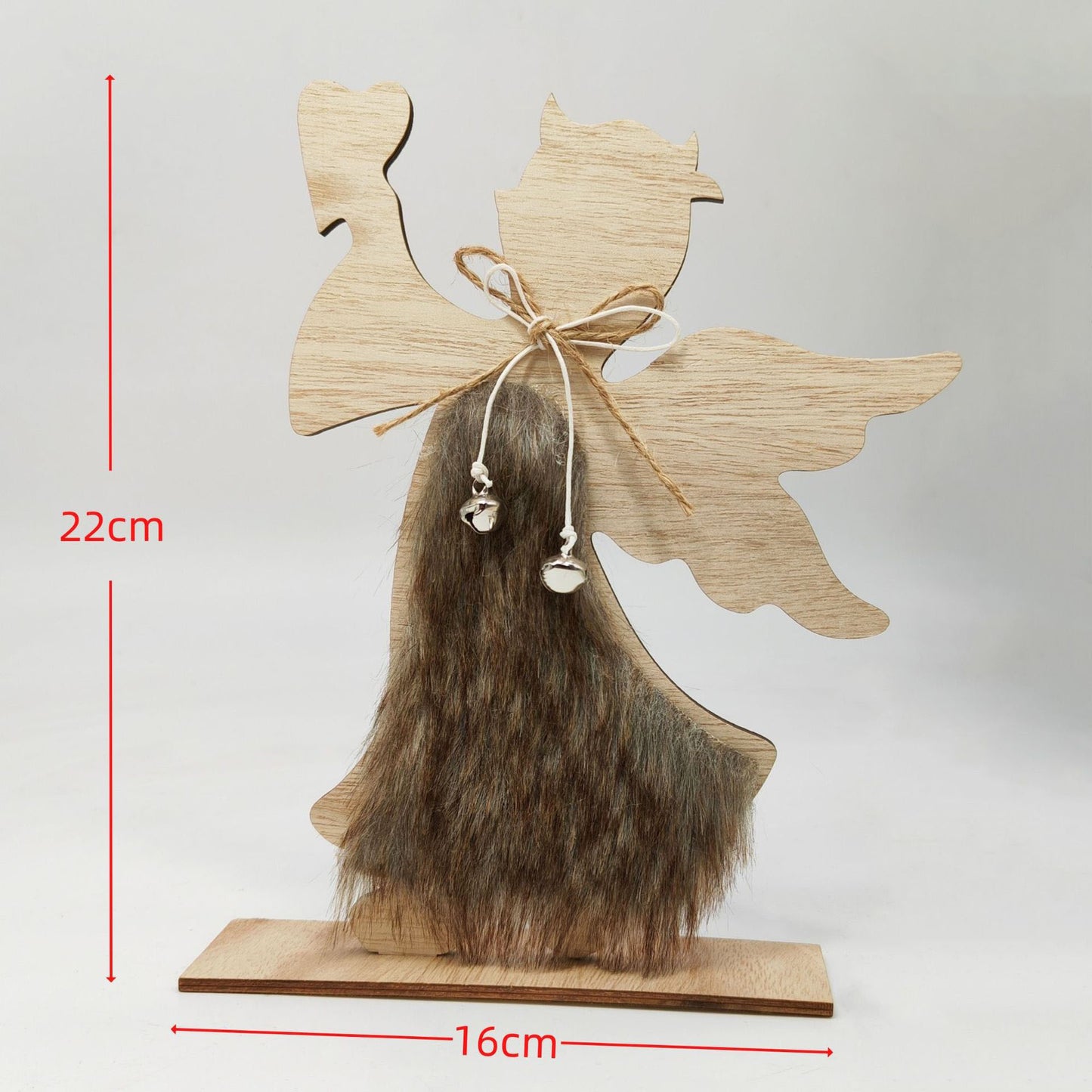 Nordic Wooden Reindeer Christmas Ornament - Handcrafted Table Centerpiece for Holiday Decor