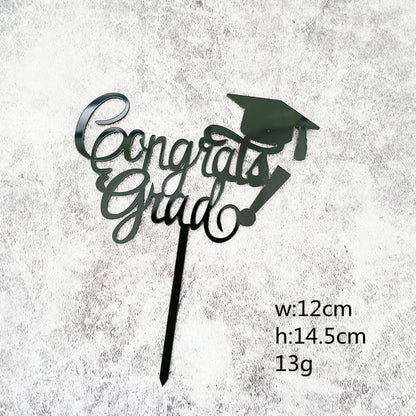 2025 Graduation Cupcake Toppers Glitter Diploma Grad Cap Cake Topper Class of 2025 Cupcake Picks Congrats Grad Cupcake Decorations for Boys Girls Theme Party Supplies Black Gold