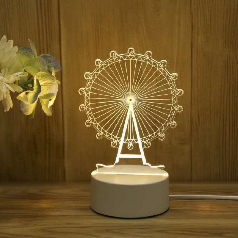Cartoon Night Light, LED Desk Lamp, LED Night Light, Acrylic Sleep Night Light, Lamp LED Desk Lamp,Table Lamp Birthday Gifts for Kids