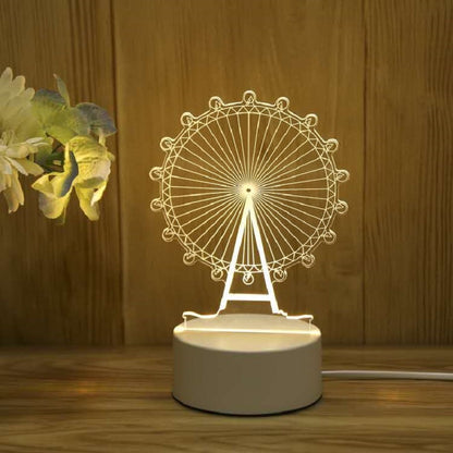 Cartoon Night Light, LED Desk Lamp, LED Night Light, Acrylic Sleep Night Light, Lamp LED Desk Lamp,Table Lamp Birthday Gifts for Kids