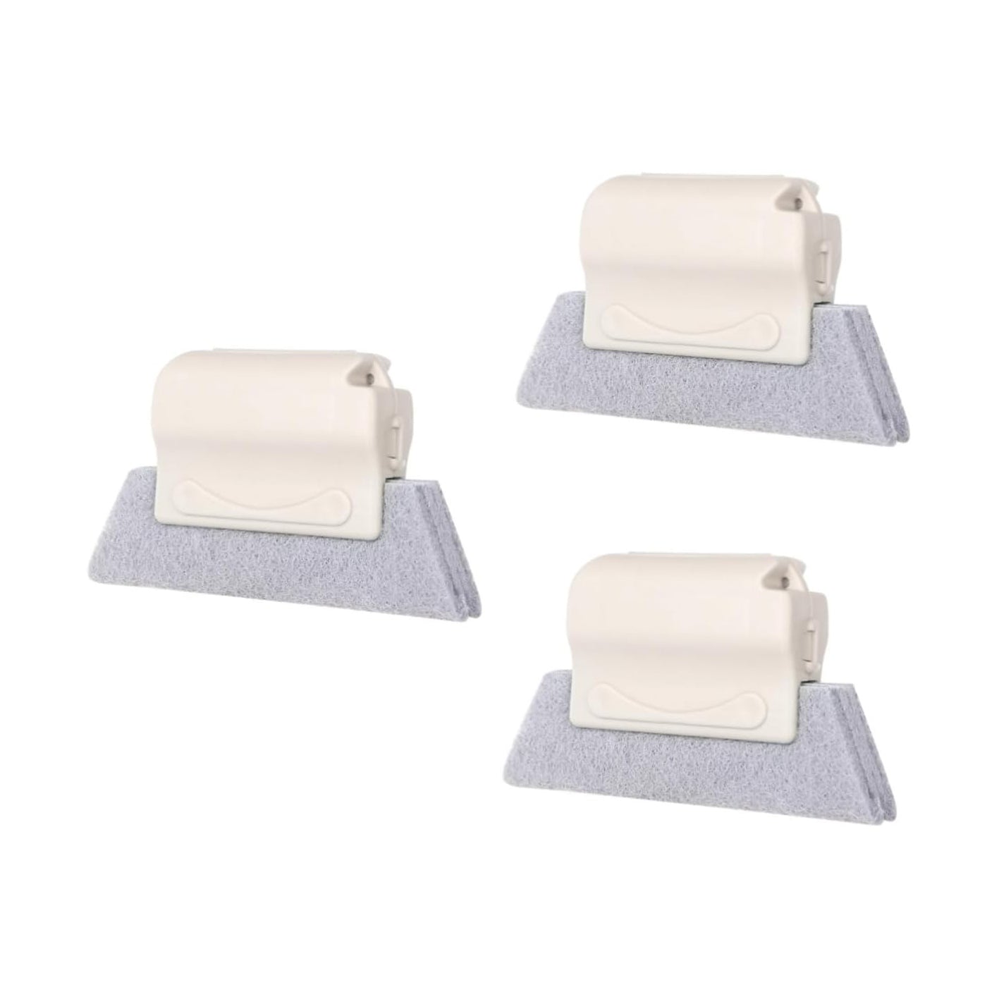 Window Groove Cleaning Brush 3pcs Window Clean Brush Rolling Toothpaste Squeezer Orbit Window Grooves Household Gap Brush Fake Teeth Dead Angle Cleaning Brush