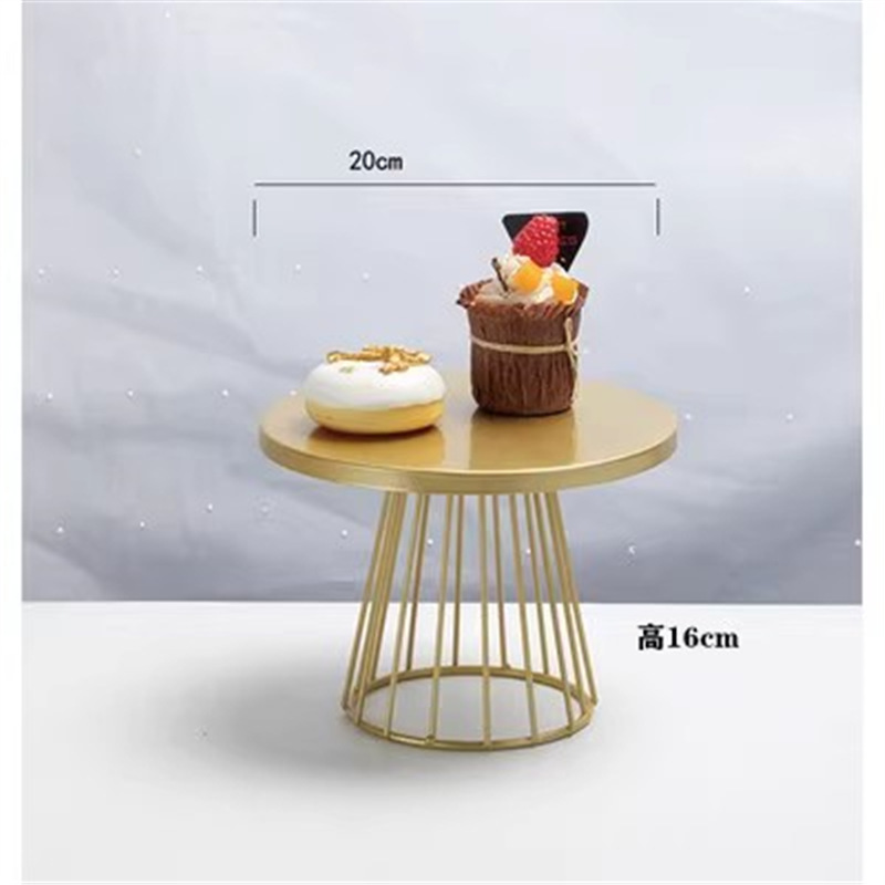 2PCS Cake Stand Metal Cake Stand Wedding Gold Dessert Display Rack Birthday Party Decoration Cupcake Stand Food Cake Tray Cupcake Stand