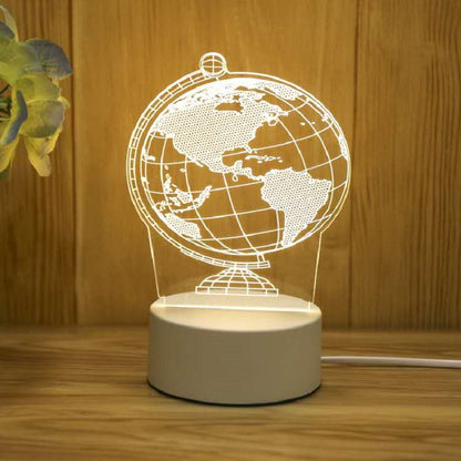 Cartoon Night Light, LED Desk Lamp, LED Night Light, Acrylic Sleep Night Light, Lamp LED Desk Lamp,Table Lamp Birthday Gifts for Kids