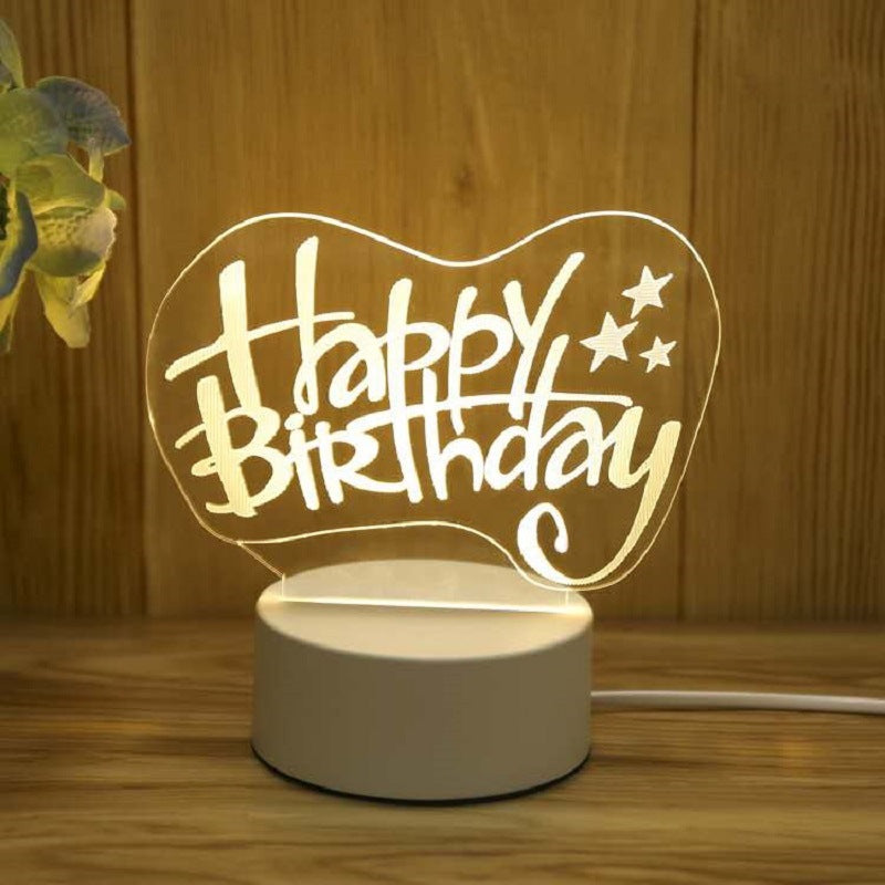Cartoon Night Light, LED Desk Lamp, LED Night Light, Acrylic Sleep Night Light, Lamp LED Desk Lamp,Table Lamp Birthday Gifts for Kids
